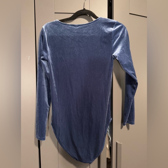 NWT Old Navy Square Neck Long Sleeve Velvet Bodysuit | Size Medium - Picture 5 of 6